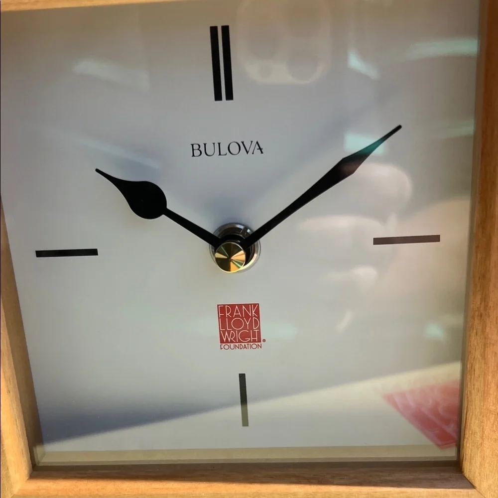 Bulova Usonian Ii Frank Lloyd Wright Mantel Clock 🕰️